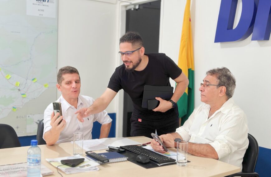 AGEAC e DNIT alinham estratégias para construção do Porto IP4 em Cruzeiro do Sul